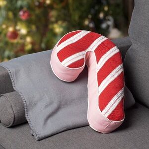 Candy Cane Decorative Pillow